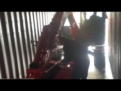 carico e fissaggio dell'escavatore